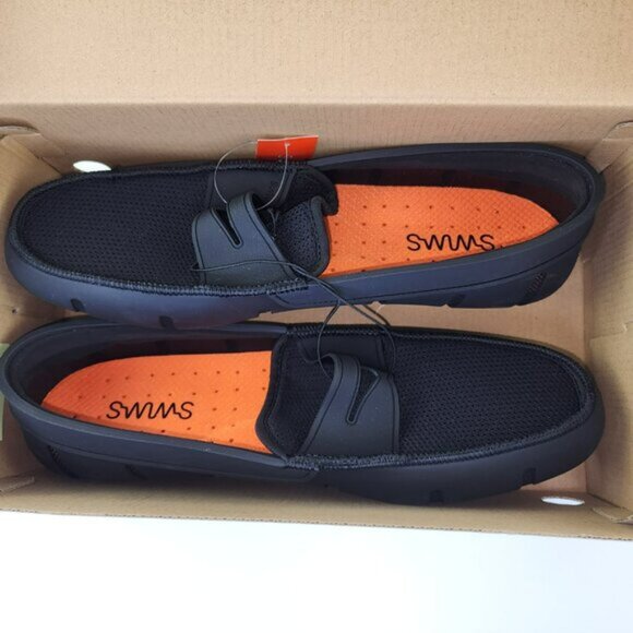 New SWIMS Black Loafer Slip On Shoes (12 US) main image 5
